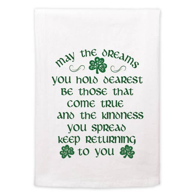 Flour Sack Towel - May The Dreams You Hold