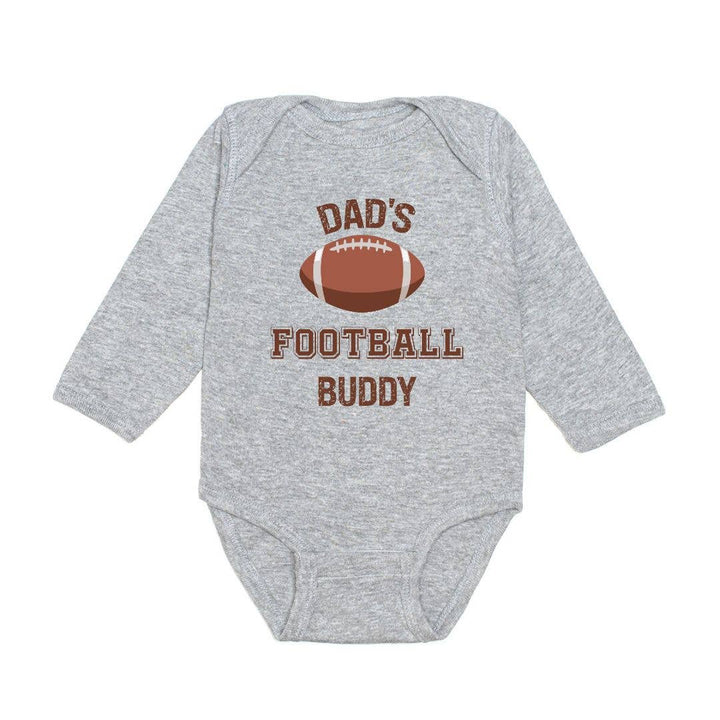 Dad's Football Buddy Long Sleeve Bodysuit