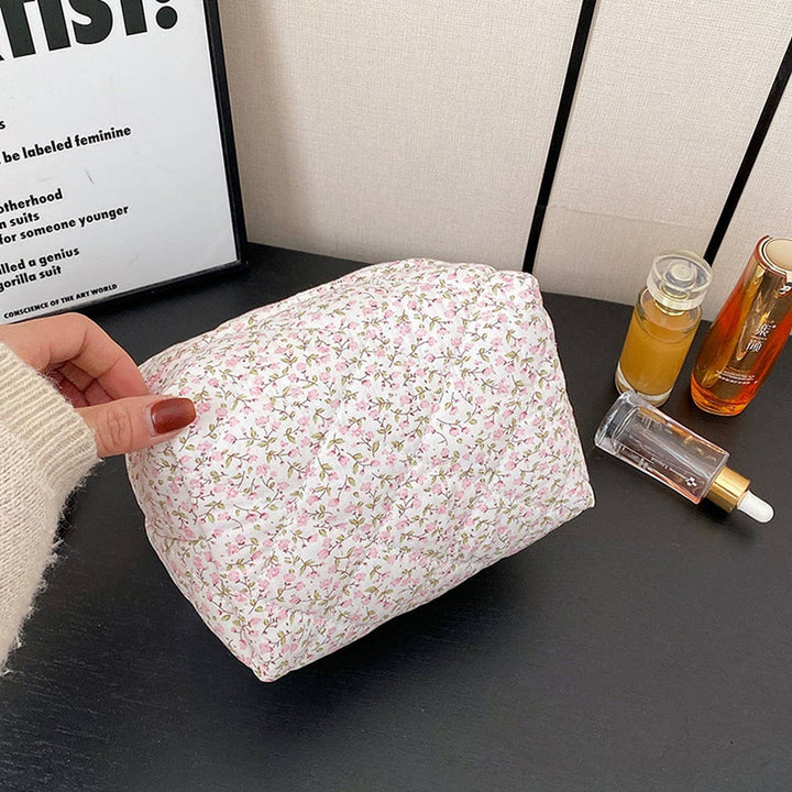 Floral Cosmetic Bag