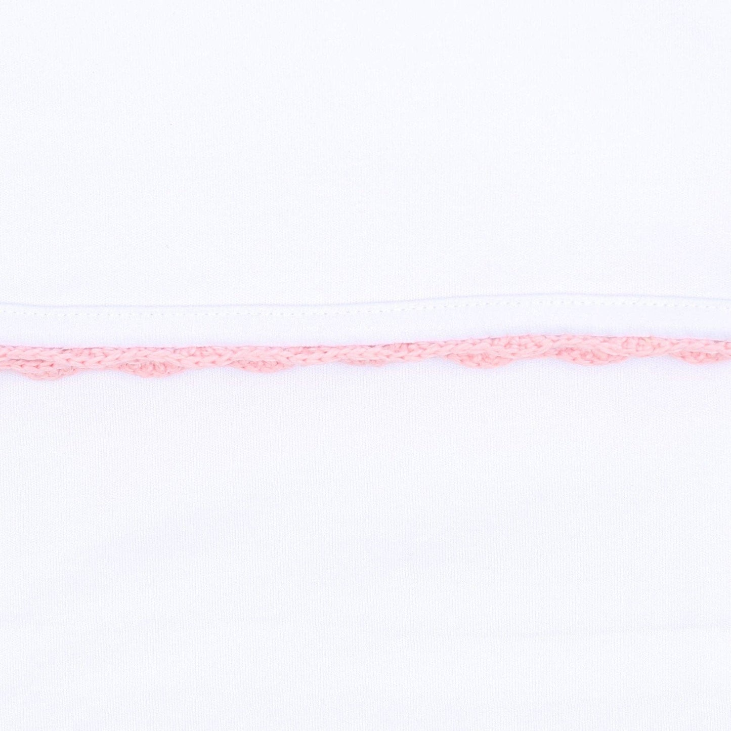 Baby Joy Bubble with Pink Crochet Trim