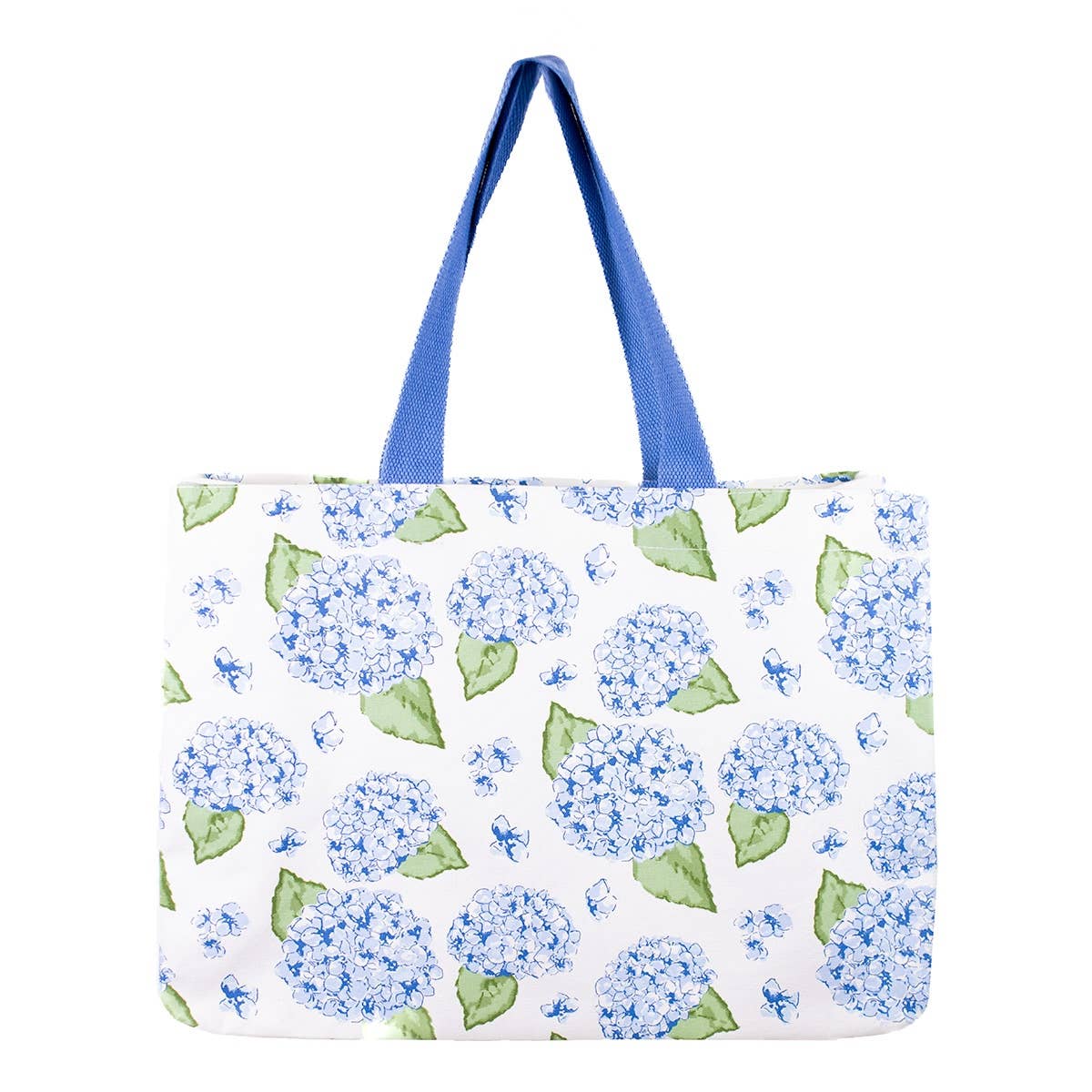 Hydrangea Tote White/Multi 19.5x13.5x7