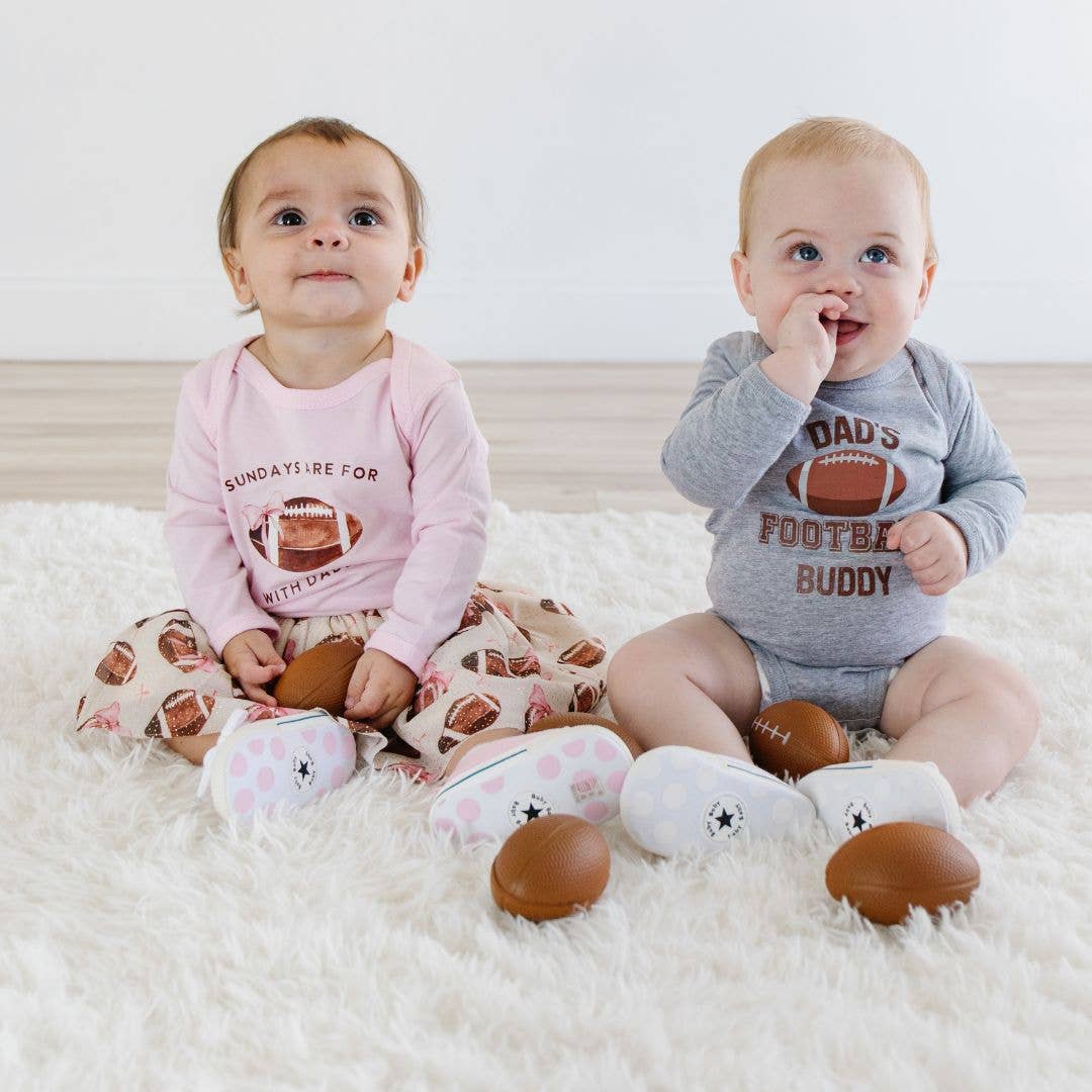 Dad's Football Buddy Long Sleeve Bodysuit