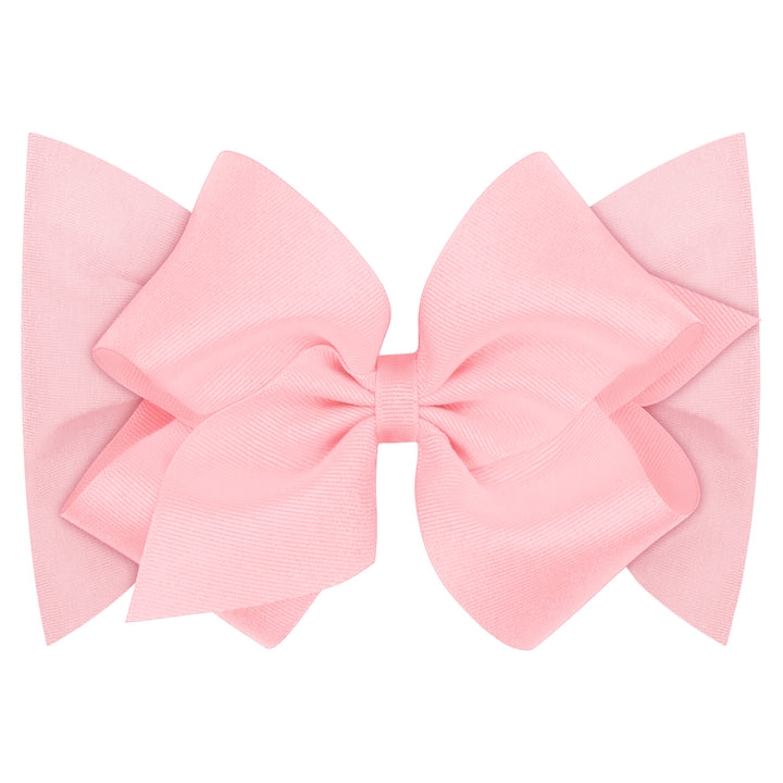 Small King Grosgrain Bow on Jersey Band