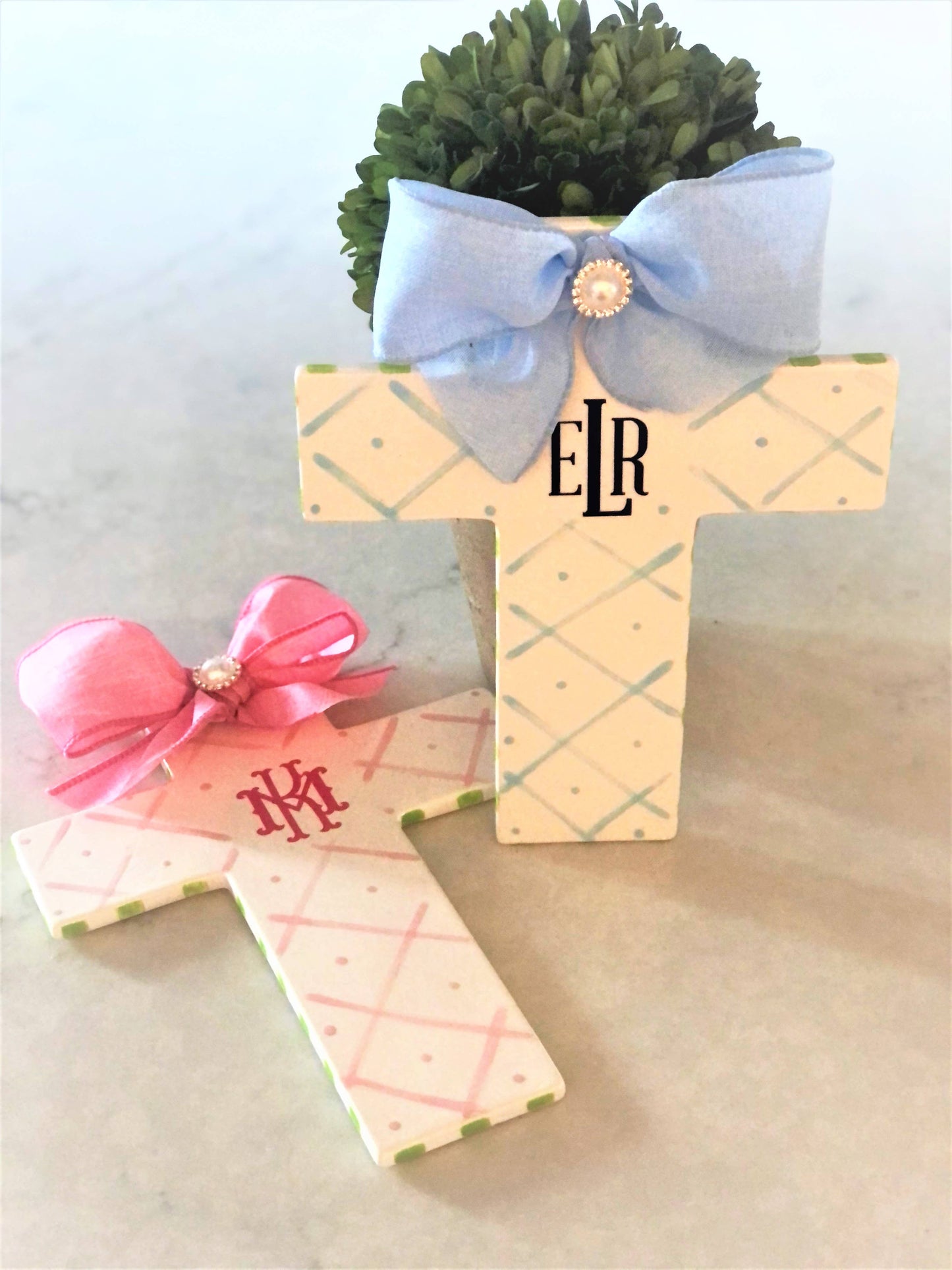 Pink Ceramic Cross