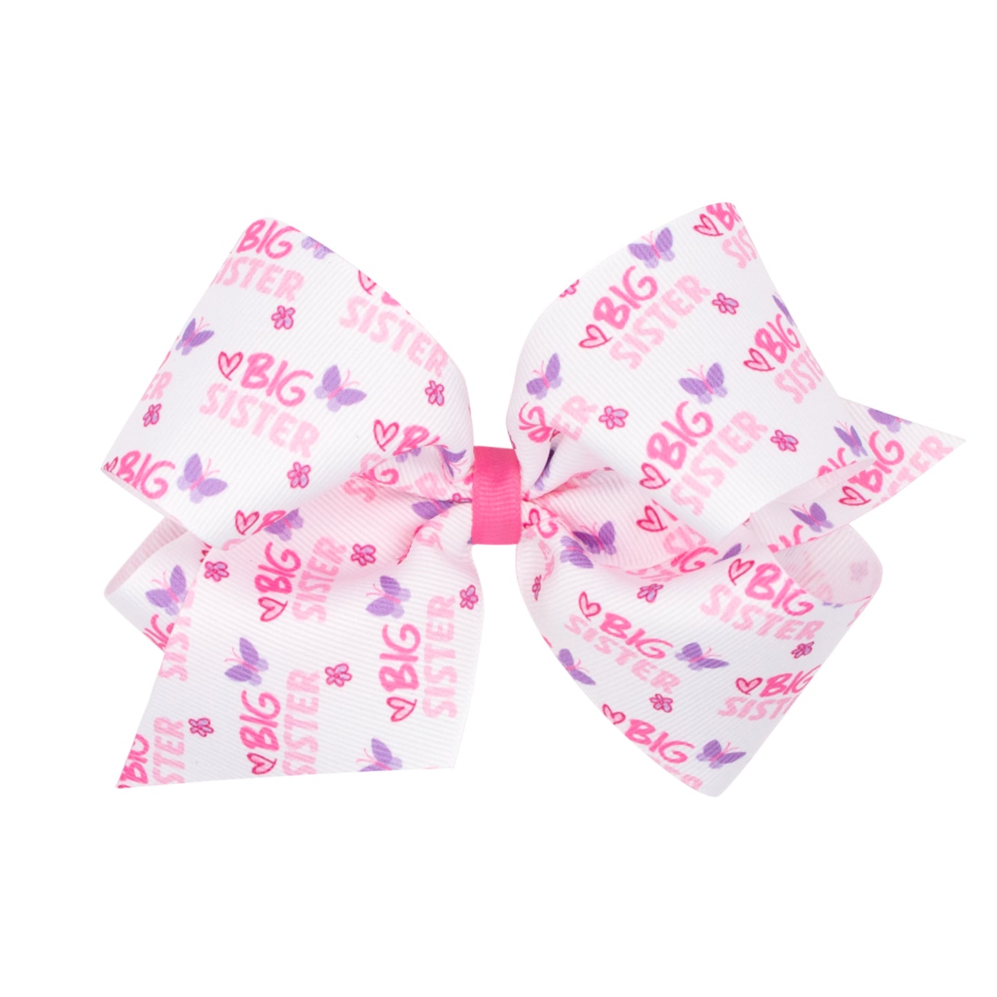 King Big Sister Printed Grosgrain Hair Bow