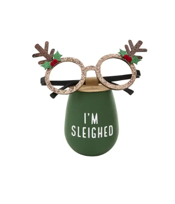 SLEIGH VILLAGE WINE GLASS