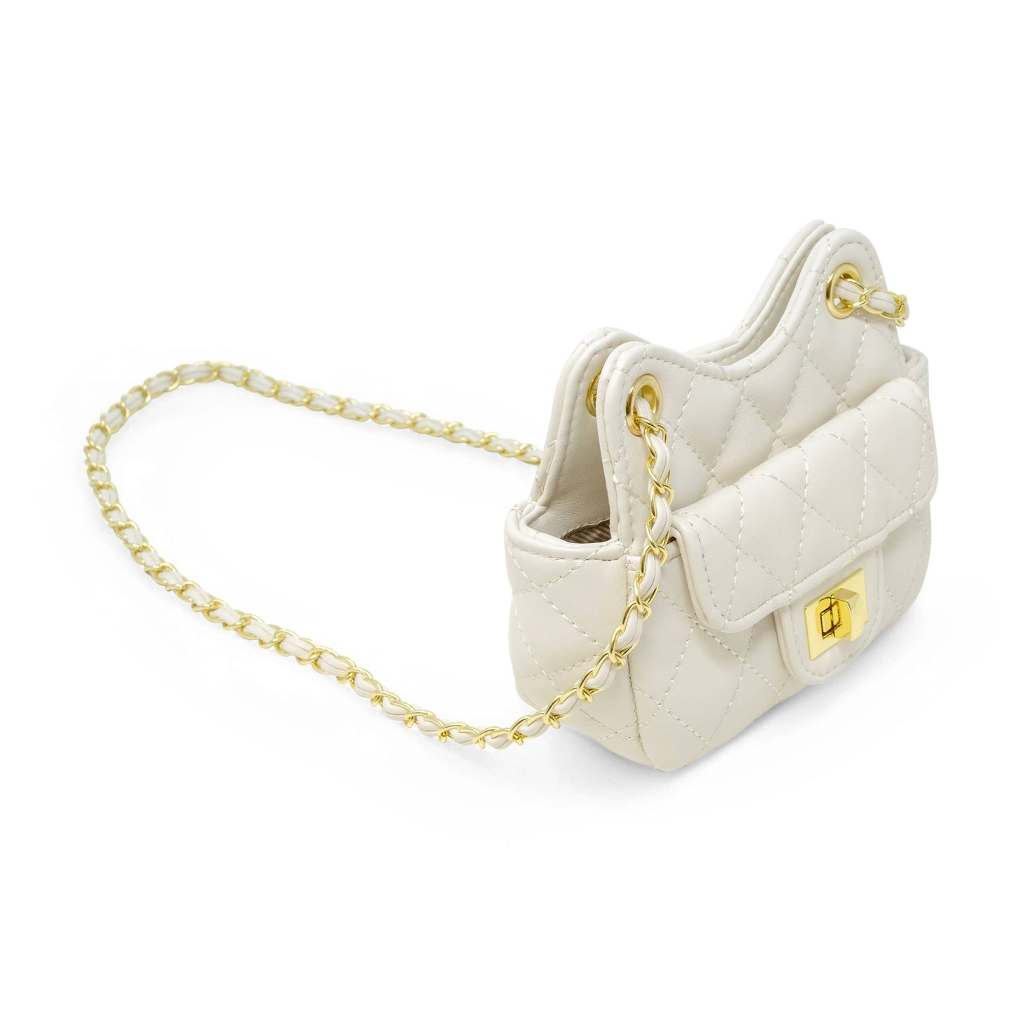 Girls Tiny Quilted Treasure Purse