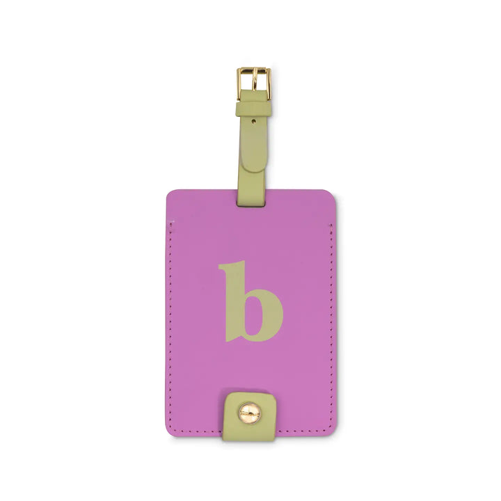 Just Mine Initial Luggage Tag by Kate Spade