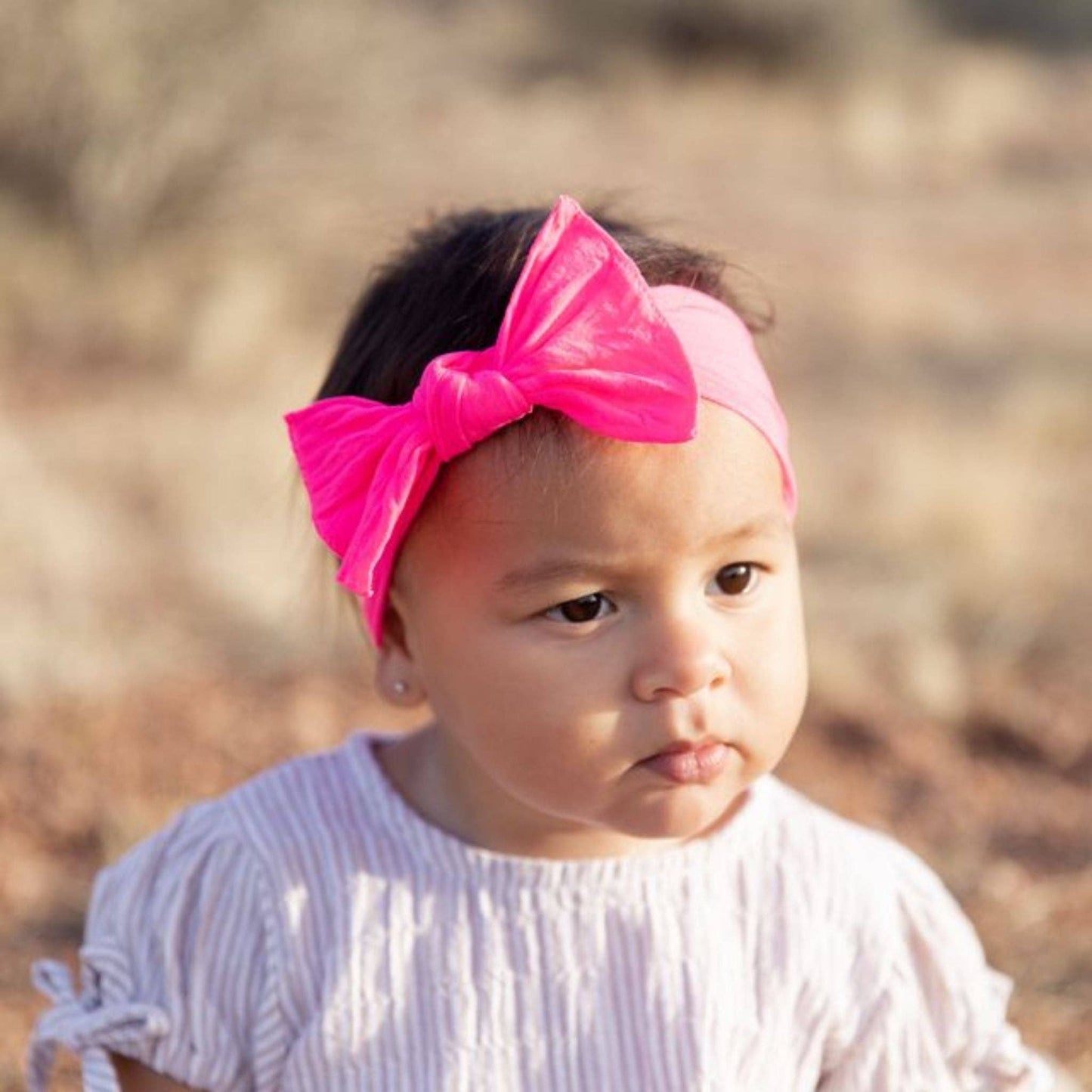 The Original Knot Headband: Neon Pink
