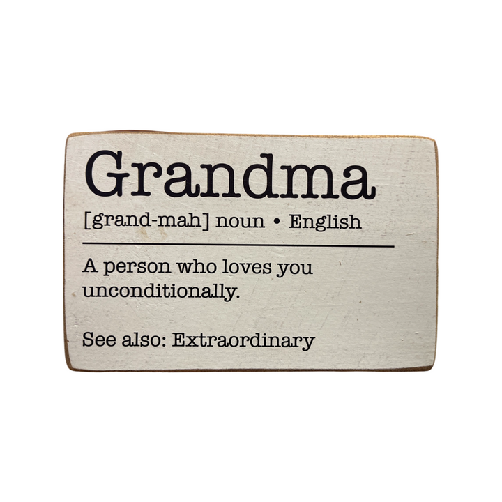 Grandma Definition Block