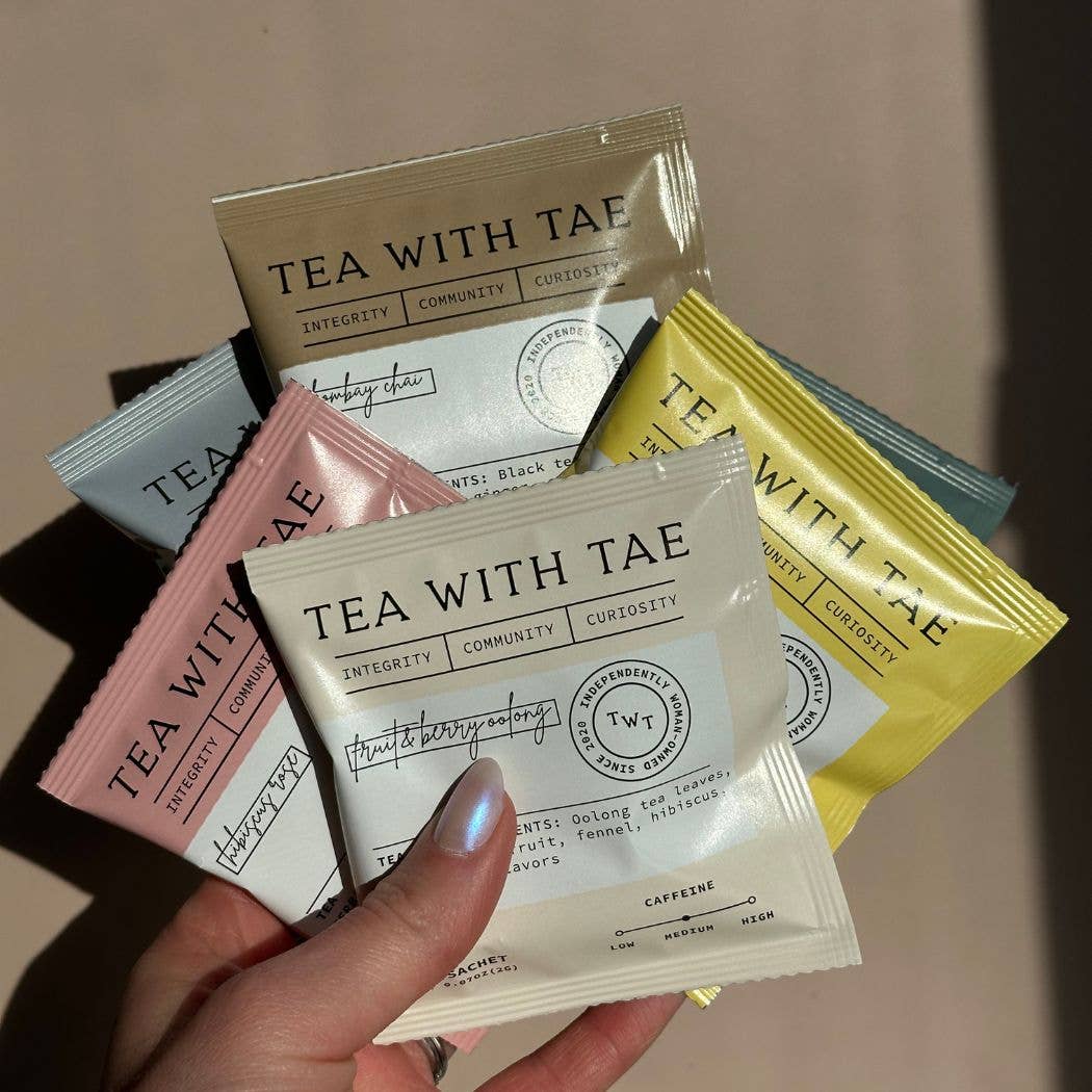 Lemon Ginger Herbal Tea - Individually Wrapped Tea Bag