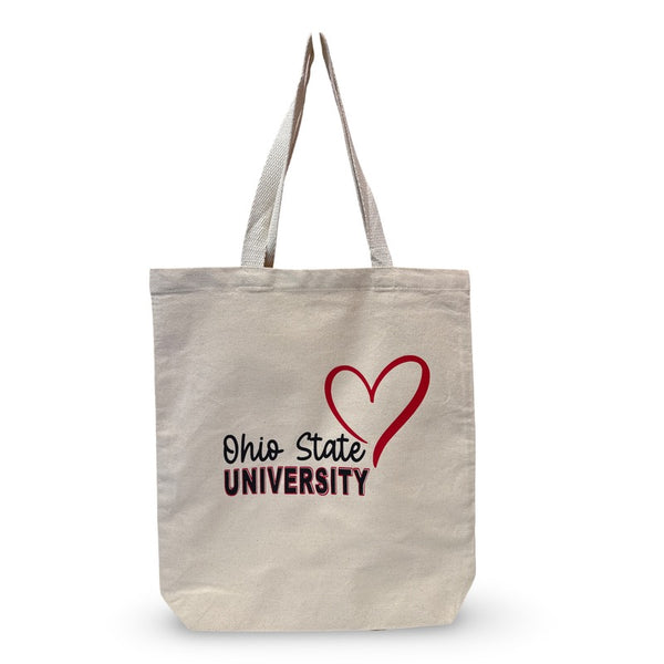 Personalized Canvas College Tote