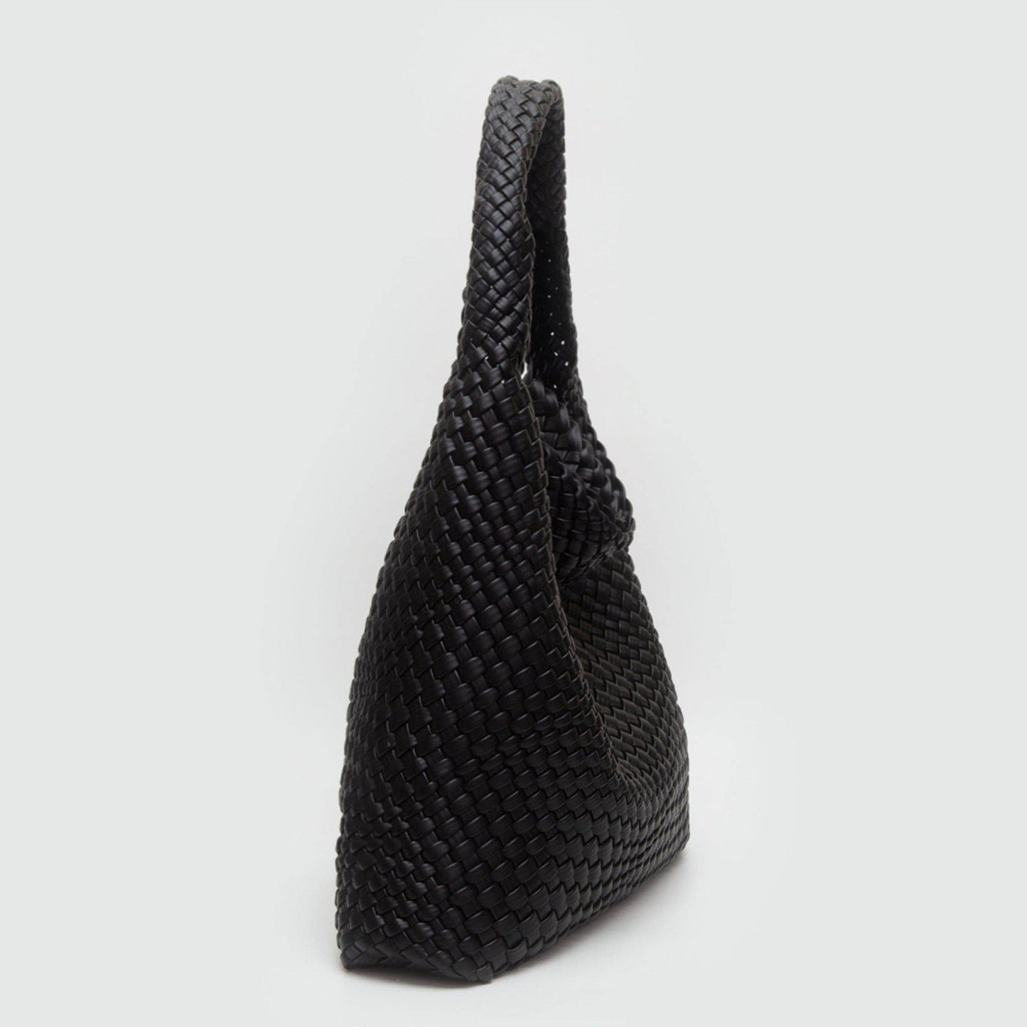 Tiara Woven Hobo Tote Bag With Pouch