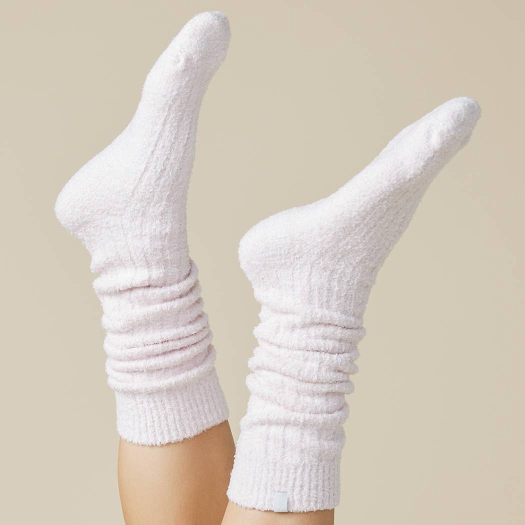 Slouchy Marshmallow Socks with Grippers