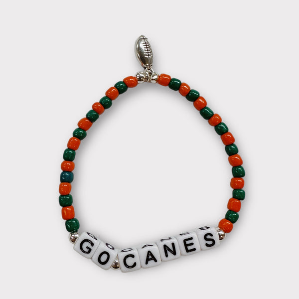 Personalized College Beaded Bracelets