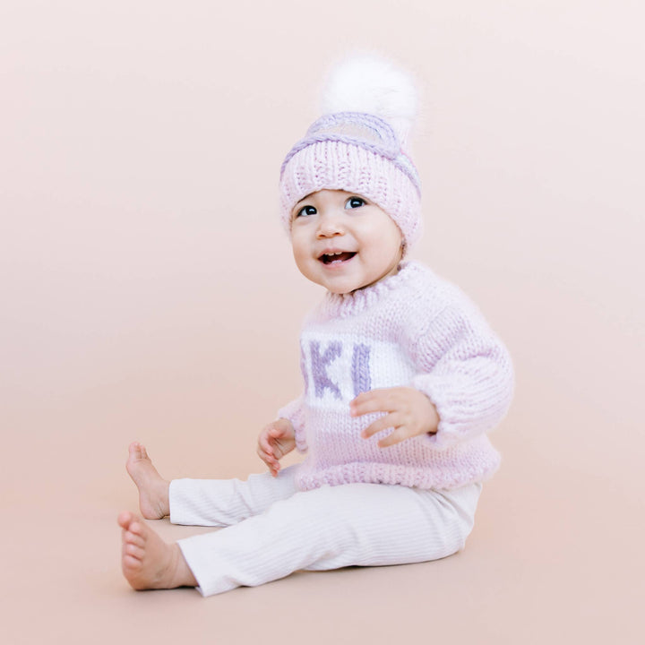 Ski Goggles Beanie - Baby Pink