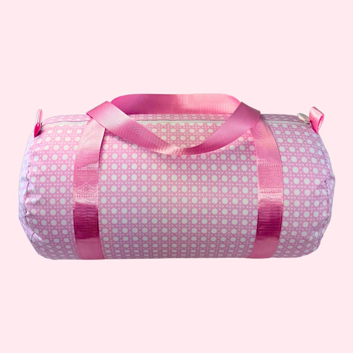 Pink Bungalow Glossy Medium Duffel