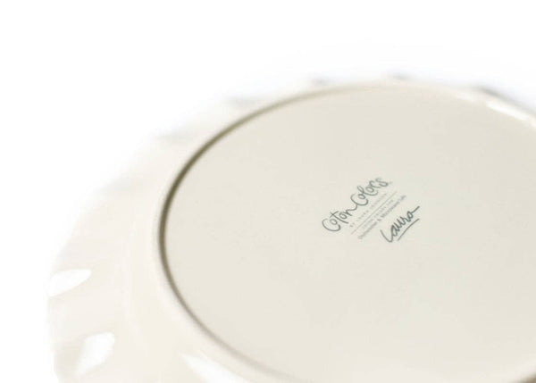 Personalized Signature White Oval Platter