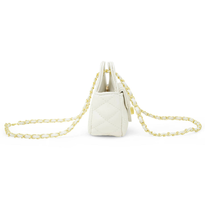 Girls Tiny Quilted Treasure Purse