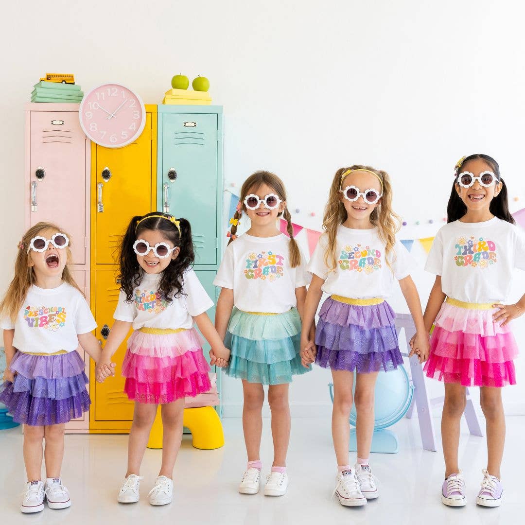 Preschool Retro Short Sleeve T-Shirt - Back To School Kids