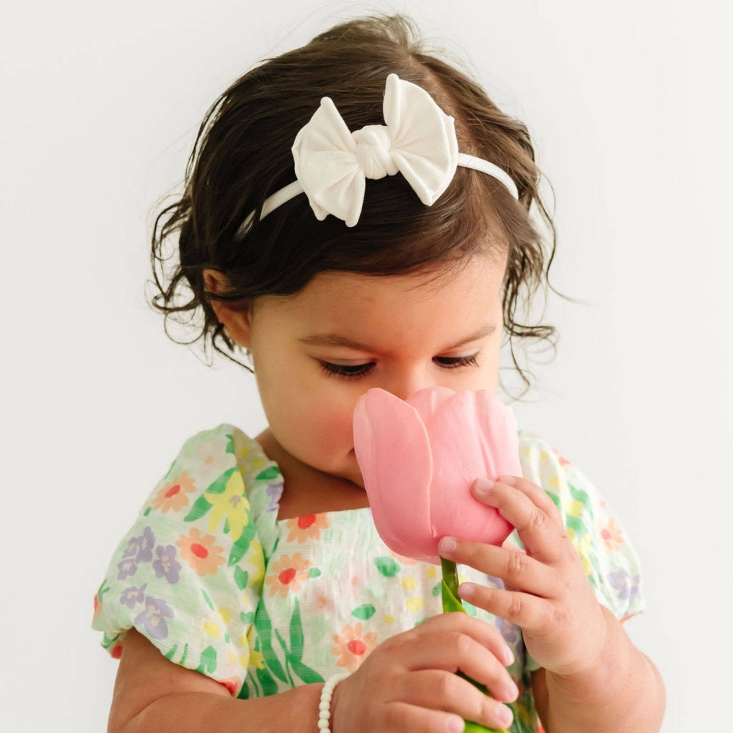 Baby FAB Skinny Soft Nylon Bow Headband