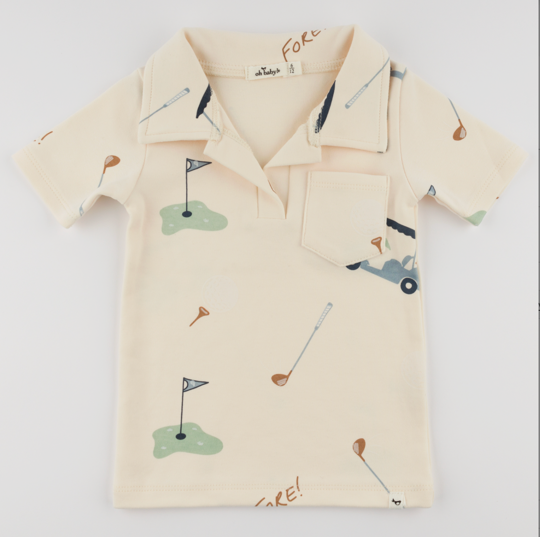Golf Print Polo shirt