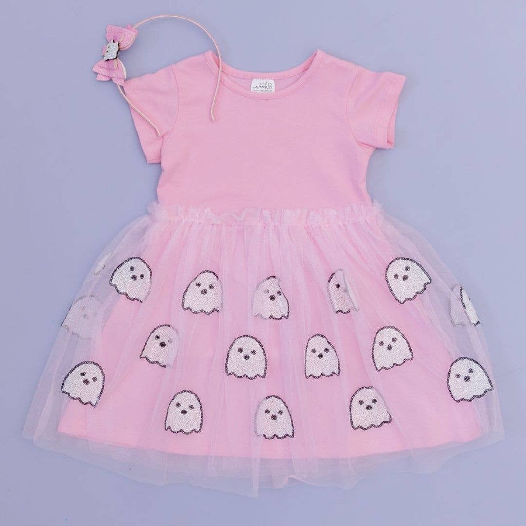 Girly Ghost Halloween Bow Headband