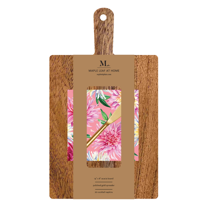 14" x 8" Board Gift Kit: Dahlia Garden