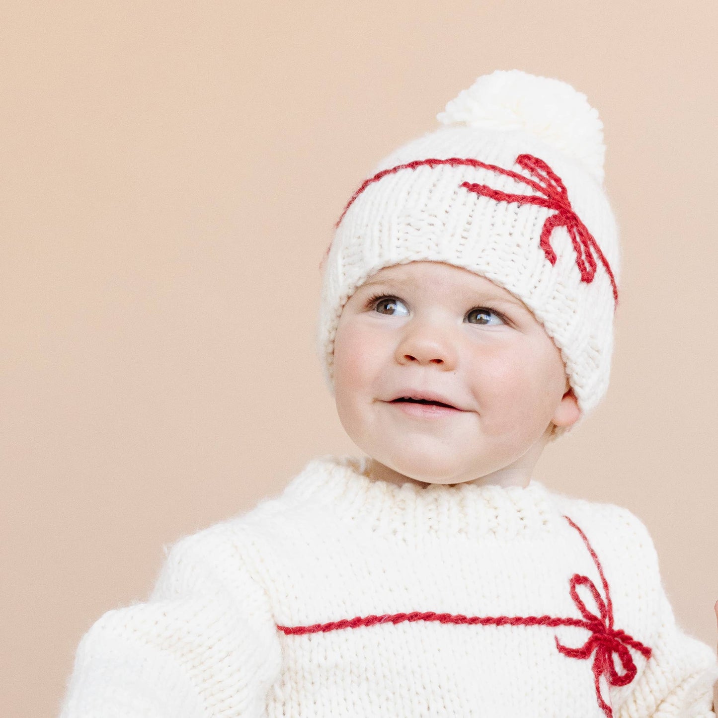 Present Sweater Kid Baby Holiday Christmas Bow Gift Matching