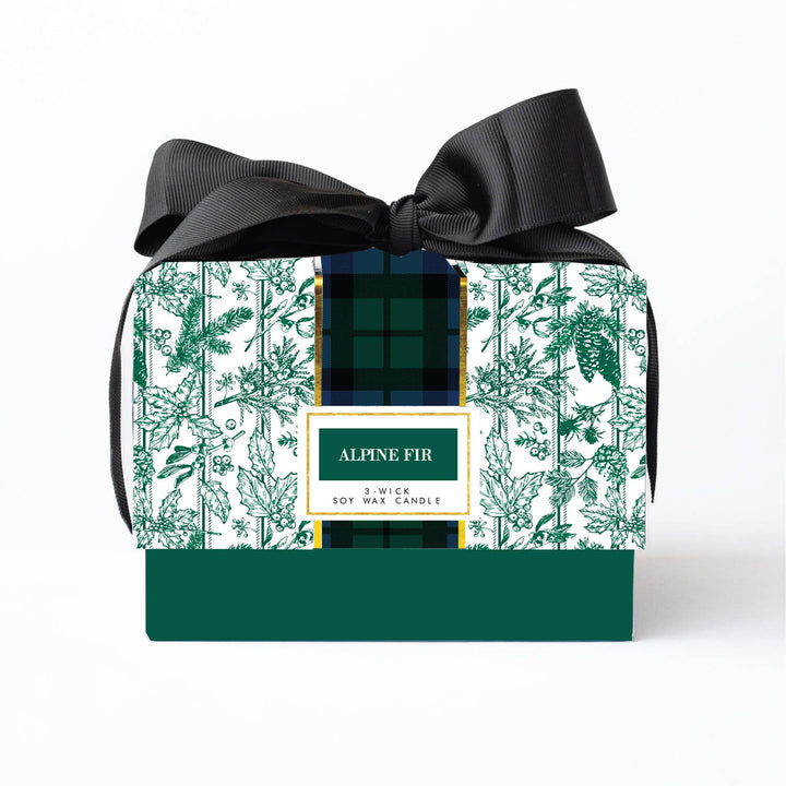 Alpine Fir 3-Wick Boxed Soy Wax Candle