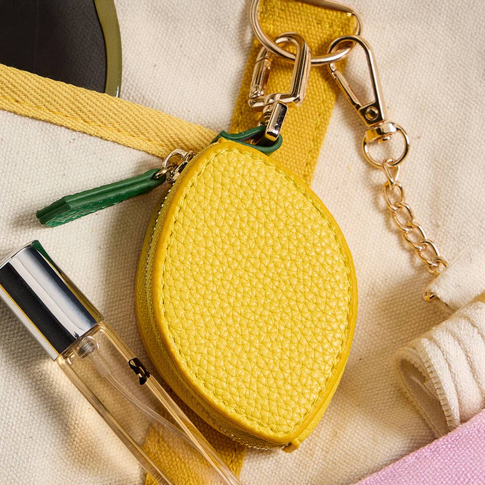 Genuine Leather Lemon Coin Purse