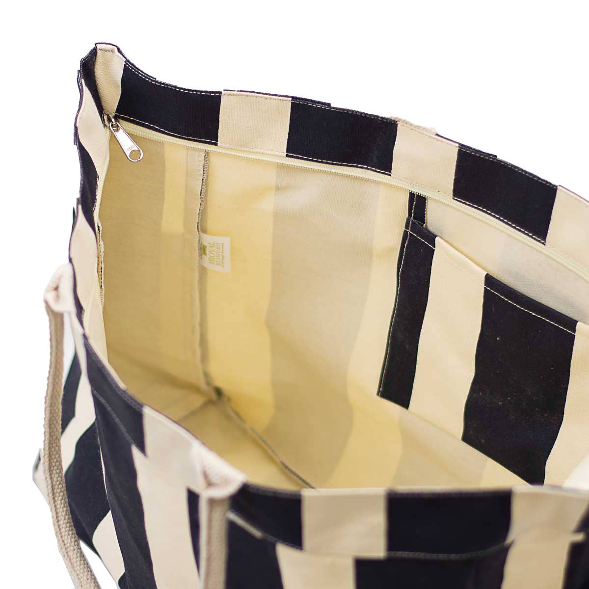 Cabana Stripe Durham Tote - Navy