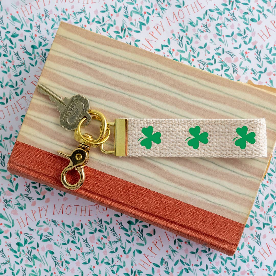 Pick Your Color Shamrock Keychain