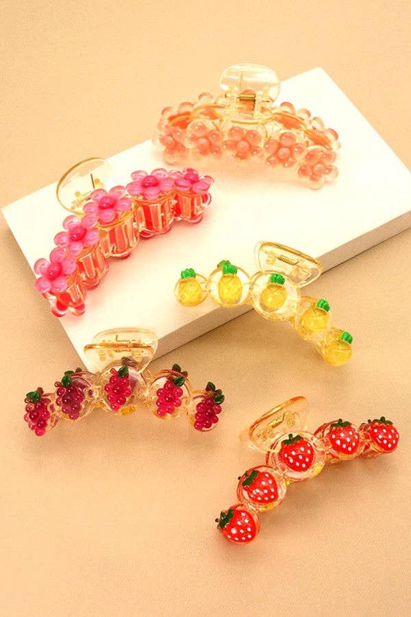 Summer Hair Claw Clips