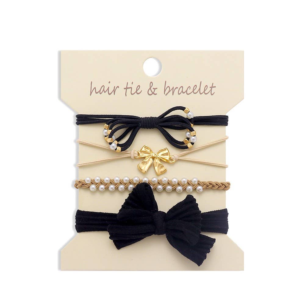 BOHO DUAL FUNCTION KNOT BRACELET HAIR TIES