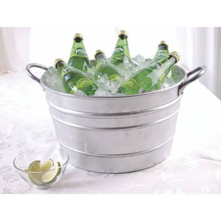 Personalized Sleek Aluminum Beverage Tub with Handles
