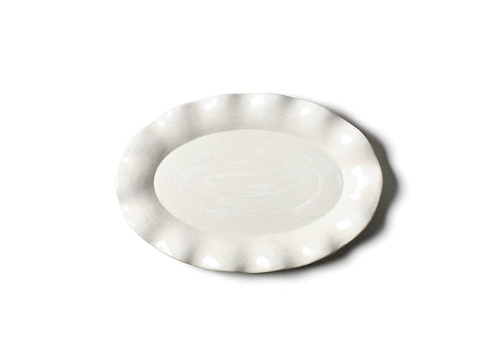 Personalized Signature White Oval Platter