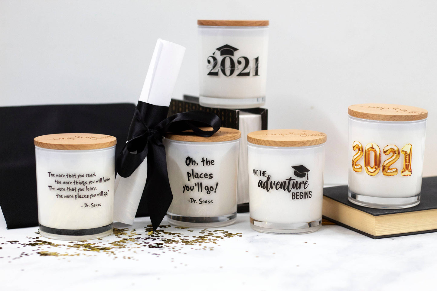 Oh, The Places You Will Go Graduation Soy Candle