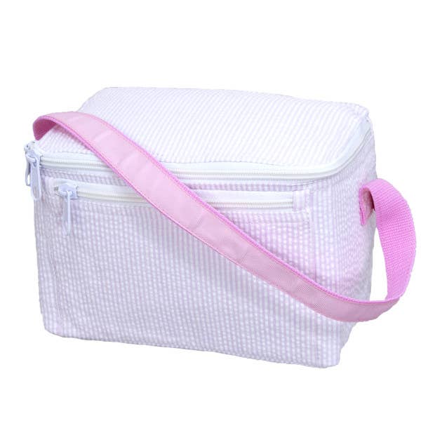 Pink Seersucker Lunch Box | Mint