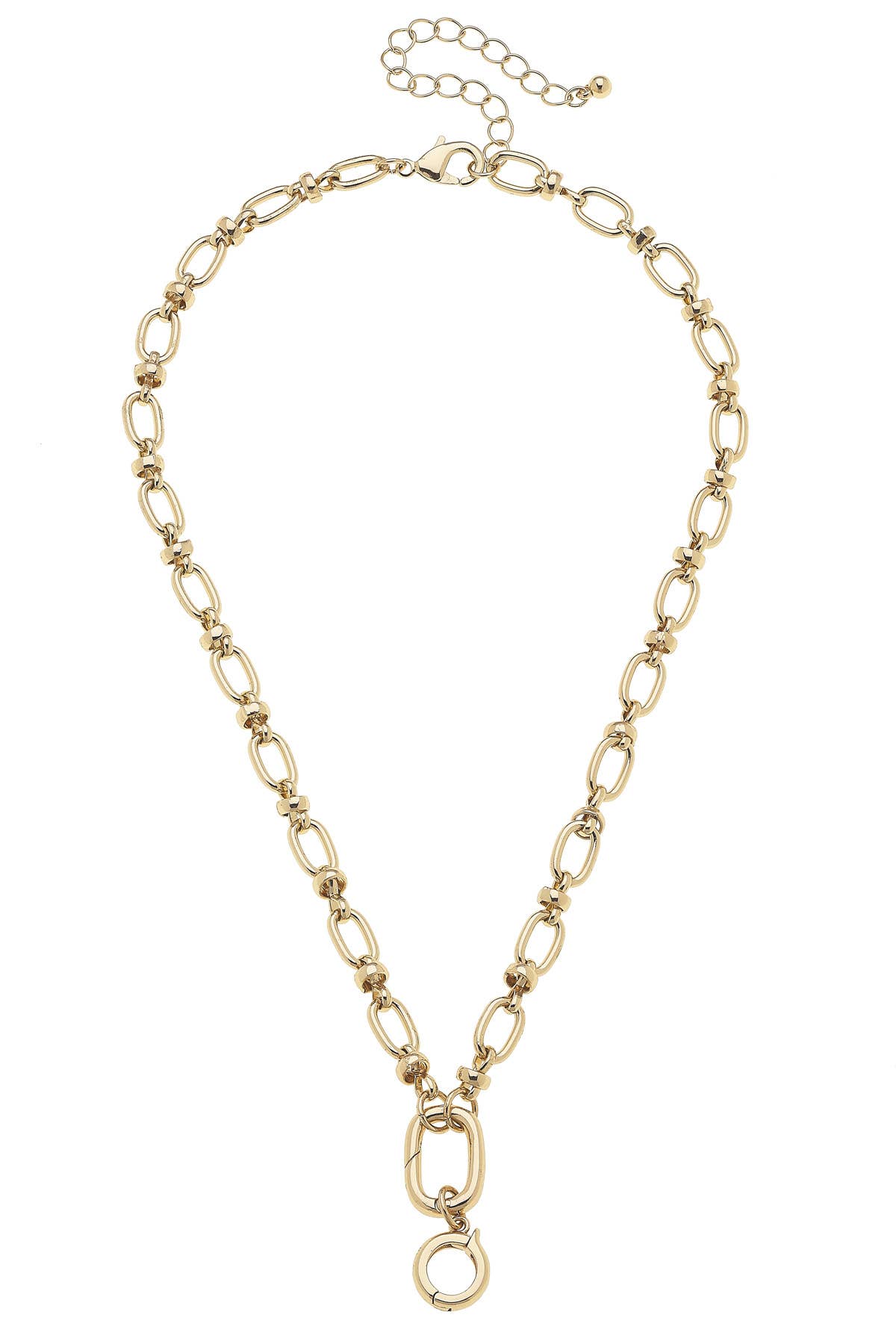 Lilah Cable Link Charm Necklace Base