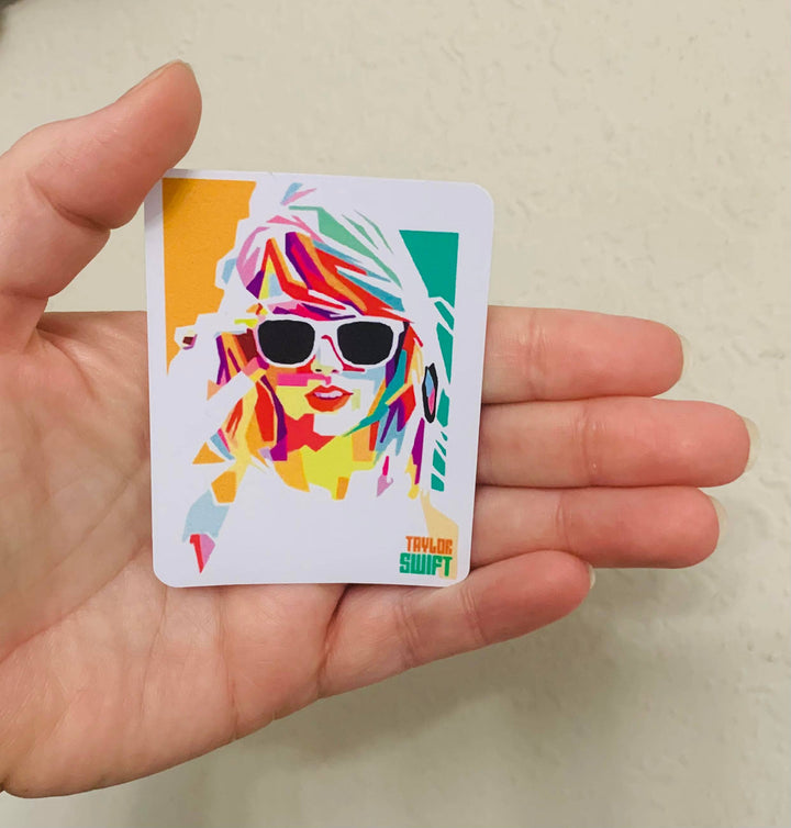 Taylor Swift 5 Sticker/Magnet: Glossy Vinyl