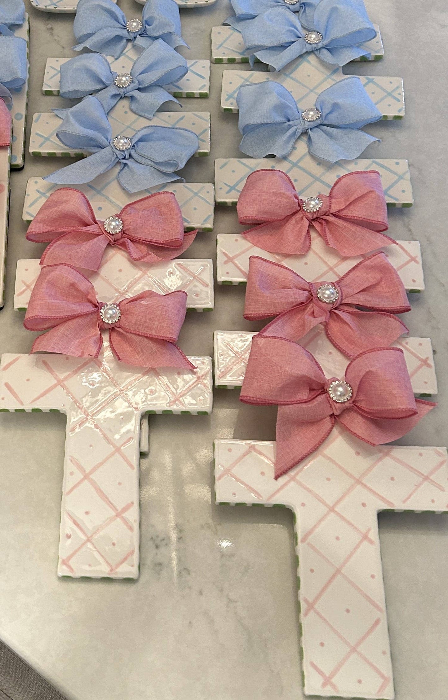 Pink Ceramic Cross