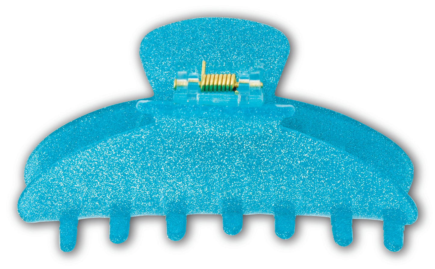 Glitter Hair Clip Set 5 pcs. in reusable Pouch