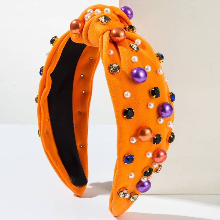 Halloween Headband Beaded Rhinestone