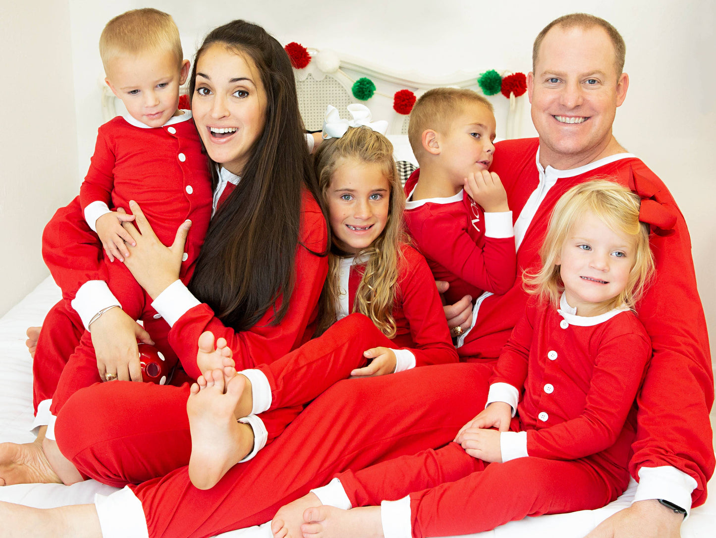 Kids Faux Flap Christmas Jammies