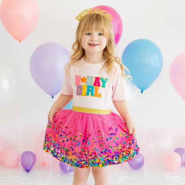 Raspberry Confetti Tutu - Dress Up Skirt - Kids Tutu
