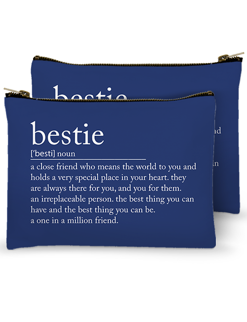 Zippered Make Up Bag - Bestie Definition