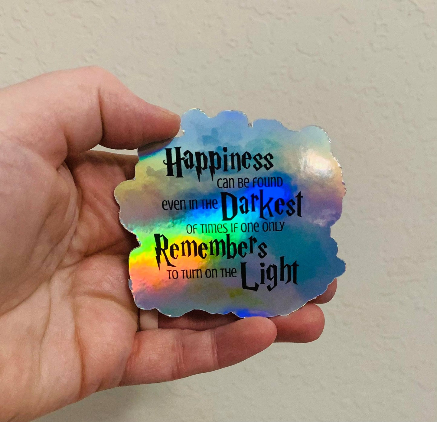 Happiness- Harry Potter Sticker and Magnet: Glossy vinyl