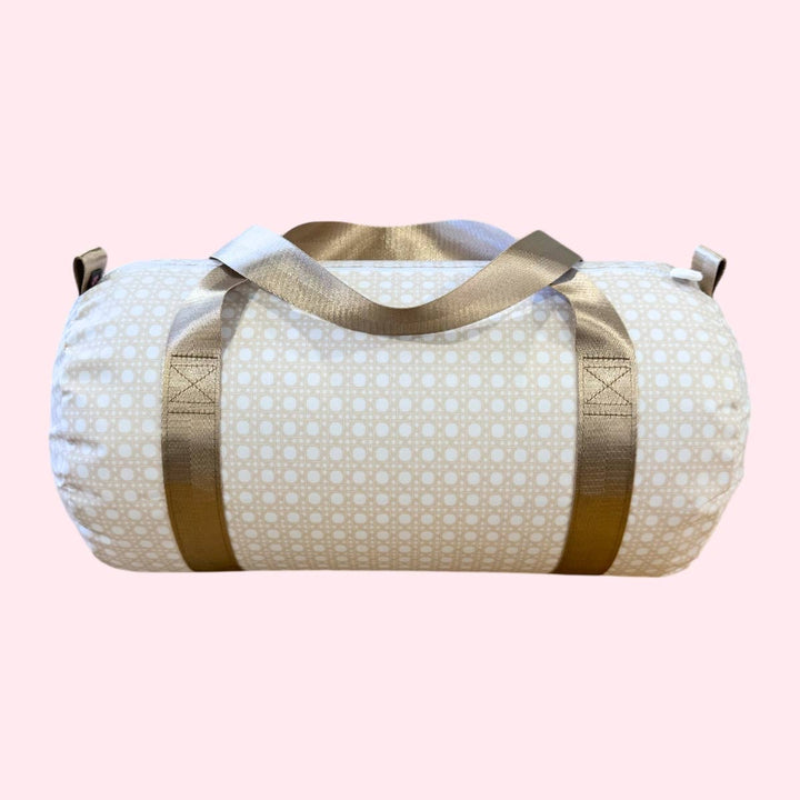 Champagne Bungalow Glossy Medium Duffel