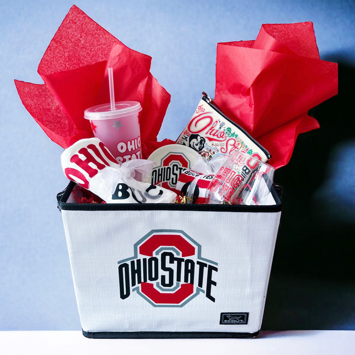 Personalized White Storage Bin